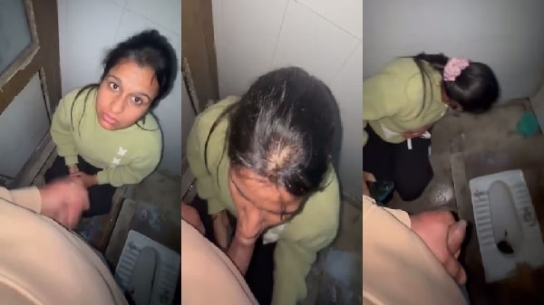 
                                          Toilet k andar girlfriend ko chusaaya lund khilaaya maal
                                      