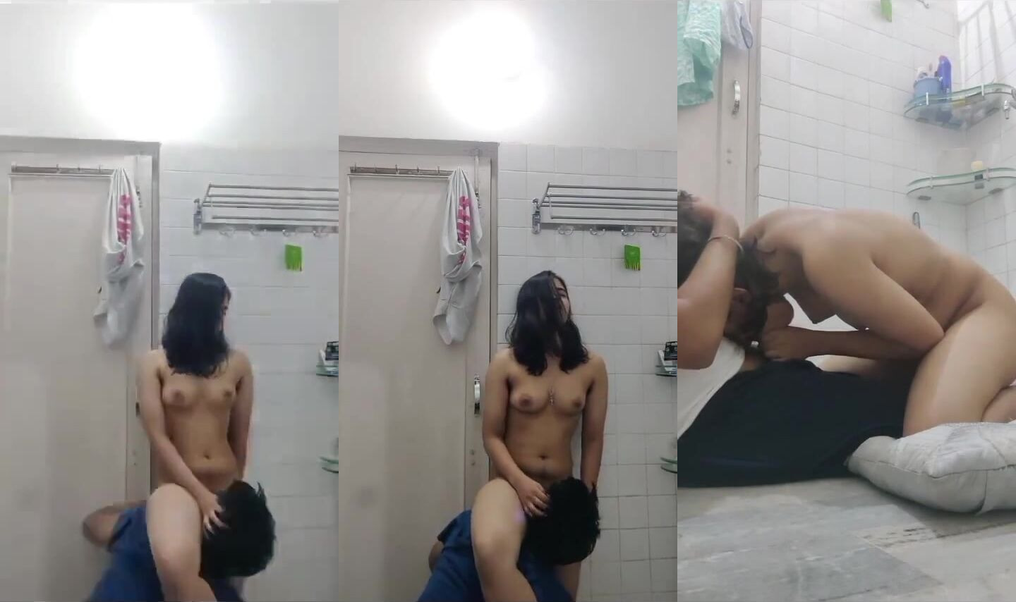 
                                          Bathroom ke andar chut chatai or lund chusai ka khel
                                      