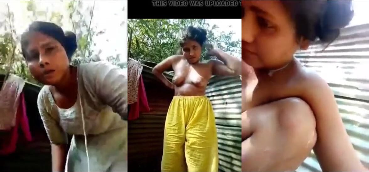desi sexy bhabhi ne nahate hue nangi chut dikhai