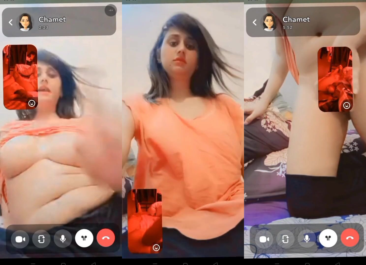 
                                          Sundar ladki nai snapchat mai dikhai apne bade boobs or chikni chut ko
                                      
